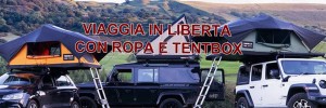 Viaggiare in libert&agrave; con Ropa e TentBox
