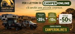 E per i lettori di CamperOnLine arriva un vantaggio esclusivo