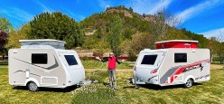  Mini-caravan per vacanze itineranti o per attività sportive 