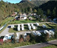 Area sosta presso Camping Clusone