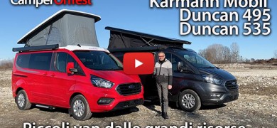 Karmann-Mobil Duncan 495 e Duncan 535: i piccoli van tuttofare dalle grandi risorse