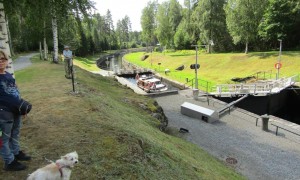 Finlandia in camper: canale Varistaipaleen 