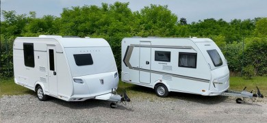 CaravanOnTest: Tabbert Pantiga 390 WD e Weinsberg CaraOne 390 QD