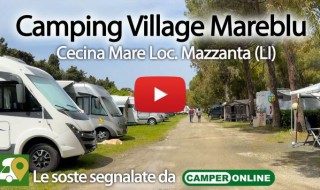 Le soste segnalate da CamperOnLine: Camping Mare Blu Cecina Mare (LI)