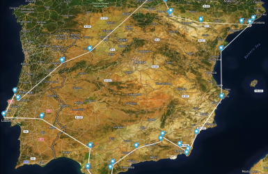 Viaggio nella penisola Iberica in camper