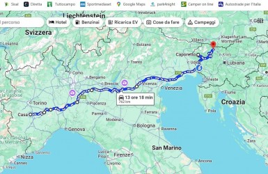Slovenia, Friuli, Trentino e Veneto