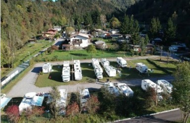 Area sosta presso Camping Clusone