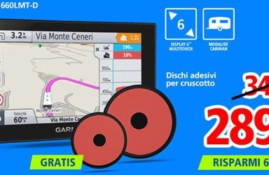 Garmin: in promozione il navigatore per camperisti con il nuovo sistema digitale di info traffico DAB