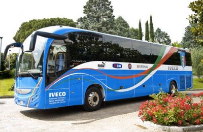 Iveco è fornitore del Pullman Ufficiale della Nazionale Italiana di Calcio