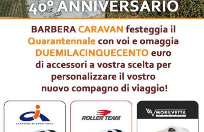 Barbera Caravan festeggia 40 anni di attività: