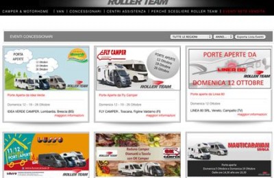 Gli eventi della rete vendita Roller Team