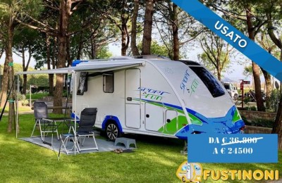 Caravan Knaus Sport & Fun  -2019 Con Portamoto 1700 Kg -