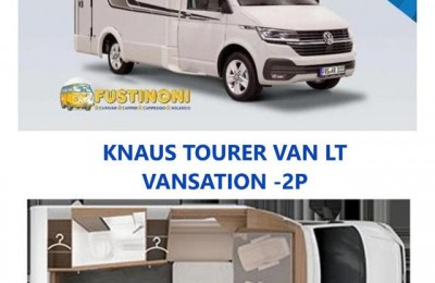 Semintegrale Knaus Tourer Van 500 Lt Usato -vw T6 Cambioautom