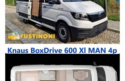 Van-furgonato Knaus Boxdrive 600 Xl Man -usato Cambio Autom.