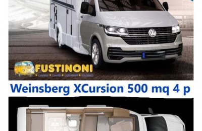 Semintegrale Weinsberg X-cursion Van 500 Mq Usato Vw  4 Posti