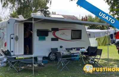 Camper usati: Caravan Bürstner Premio 495 Tk -2014 6 Posti Usata Accessoriata