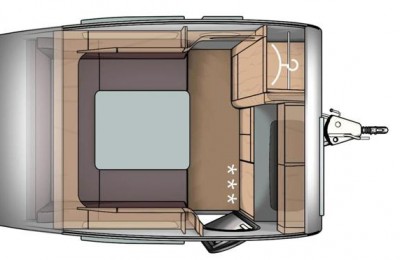 Caravan Tabbert T@b Basic 320 Minicaravan Solo 800 Kg -2p