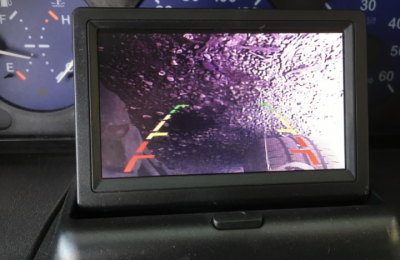 Telecamera su scarico acque grigie Burstner 532-2