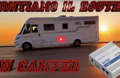 Montiamo un router wi-fi in camper