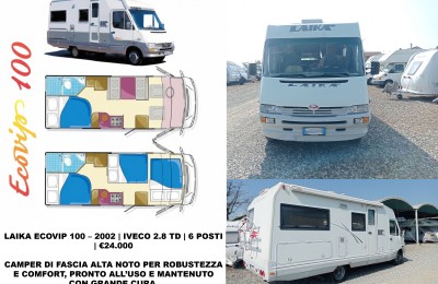 Camper usati: Motorhome Laika Ecovip 100