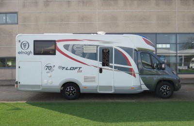 Semintegrale Elnagh T-loft 532 70* Anniversary Letto Basculante