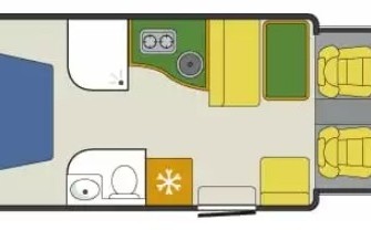 Camper usati: Semintegrale Chausson Welcome 628eb