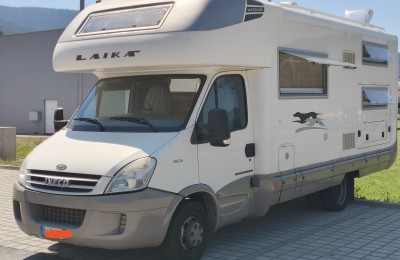 Camper usati: Mansardato Laika Kreos 3002 Iveco 3.0 Pat. C 40 Q. 5 Posti