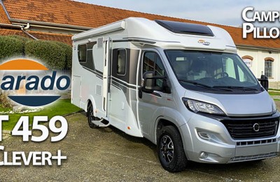 Carado T 459 Clever+: letto centrale, dinette dinette 'face to face', dotazioni complete e tanto spazio