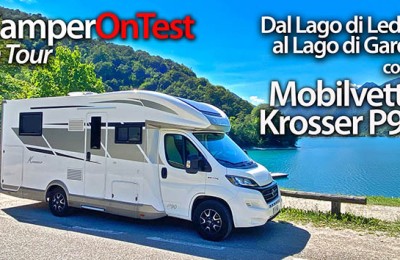 Con il Mobilvetta Krosser P90 dal Lago di Ledro al Lago di Garda - CamperOnTest in Tour