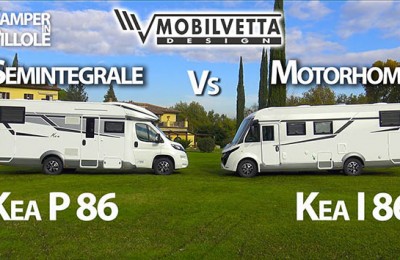 Mobilvetta Kea P 86 e I 86: semintegrale e motorhome a confronto - Camper in Pillole