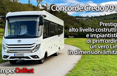 Concorde Credo 791 L - Un motorhome che ha tutto dei Liner più prestigiosi, tranne le misure extra large