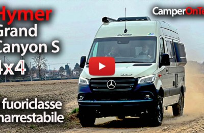 Hymer Grand Canyon S 4x4: classe elevata, trazione integrale e prestazioni fuori dalla norma