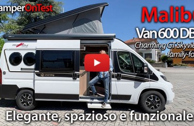 Malibu Van 600 DBK Charming GT Skyview Family-for-4: van Elegante, ma anche spazioso e funzionale