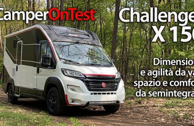 Challenger X 150 - Dimensioni e agilità da van, spazio e comfort da semintegrale