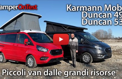 Karmann-Mobil Duncan 495 e Duncan 535: i piccoli van tuttofare dalle grandi risorse