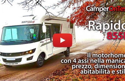 Rapido 855F - Un motorhome con quattro carte vincenti: prezzo, dimensioni, abitabilità e stile