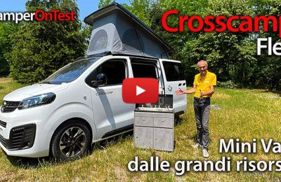 Crosscamp Flex:un van sorprendente, estremamente maneggevole e con tante soluzioni vantaggiose