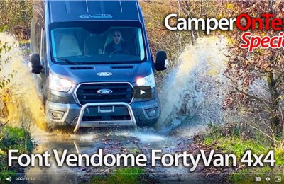 Font Vendôme Forty Van 4x4 - CamperOnTest Special - 4WD campervan review