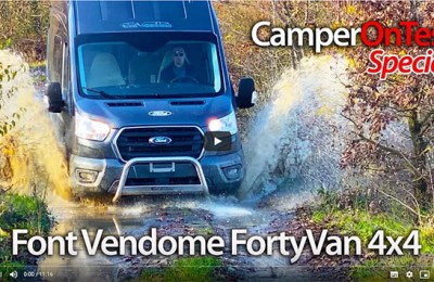 Font Vendôme Forty Van 4x4 - CamperOnTest Special - 4WD campervan review