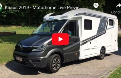 Knaus 2019 - Motorhome Live Preview Van TI Plus 650 MEG on M.A.N. TGE
