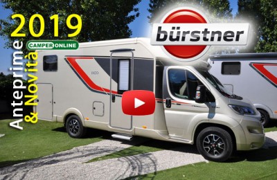 Bürstner 2019 - Anteprime Camper - Motorhome Preview