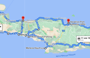 Tour di Creta nel 2021 in camper