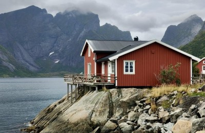 Norvegia up to Lofoten on the road in camper