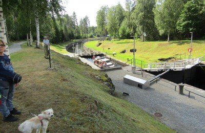 Finlandia in camper: canale Varistaipaleen 