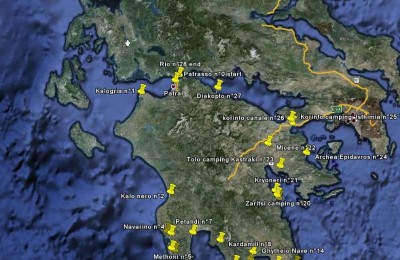 Peloponneso in Camper 2010