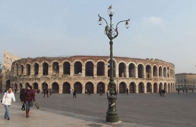 Verona e Vittoriale degli italiani Febbraio 2015 in camper