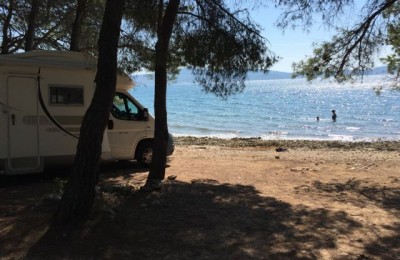 Croazia on the road in camper