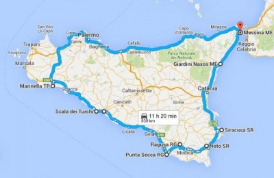 La Sicilia in inverno in camper