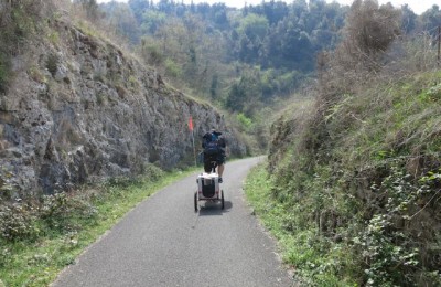 La Ciclovia del Lazio da Serrone a Fiuggi in camper
