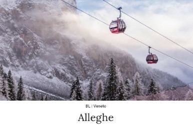 Ad Alleghe per sciare...  in camper